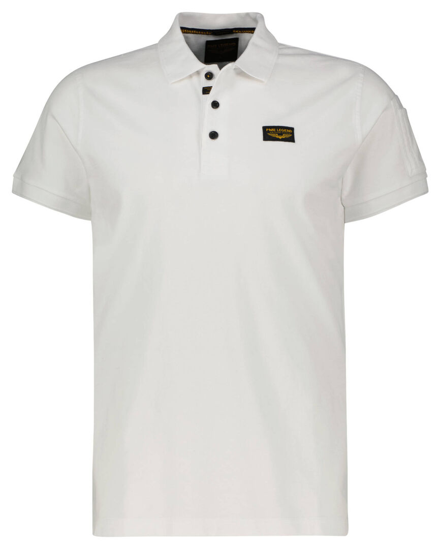 Pme Legend Herren Weiss Poloshirt Kurzarm, Gr. Xl