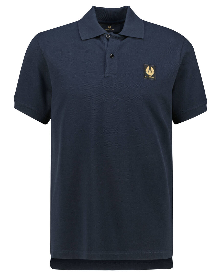 Belstaff Herren Marine Poloshirt Kurzarm, Gr. Xl