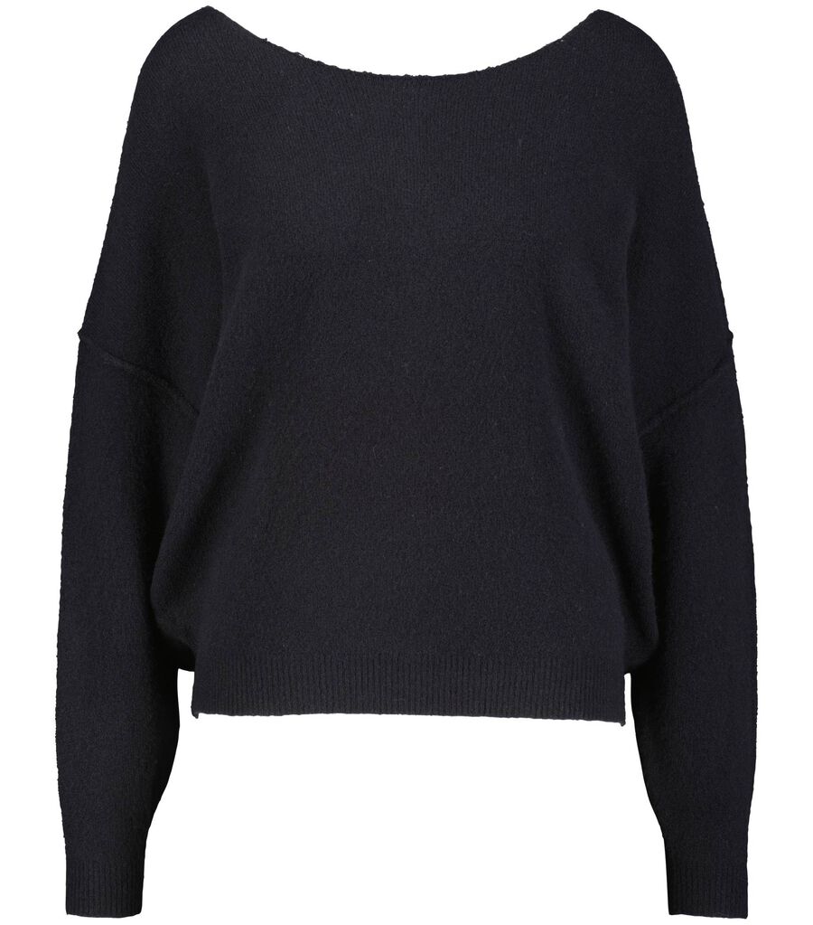 American Vintage Damen Schwarz Strickpullover Damsville, Gr. Xs/S