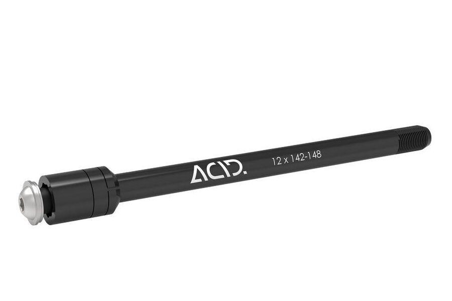 Acid Unisex Schwarz Fahrrad Steckachse Für Fahrradanhänger, Einheitsgröße