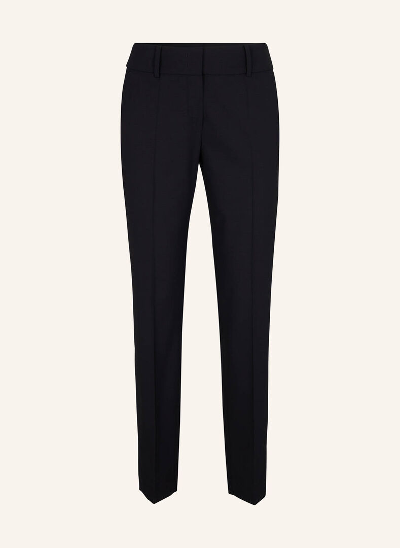 Windsor - Schmale Woll-Businesshose - Trousers - Damen - Blau - 2XL - Bild 4