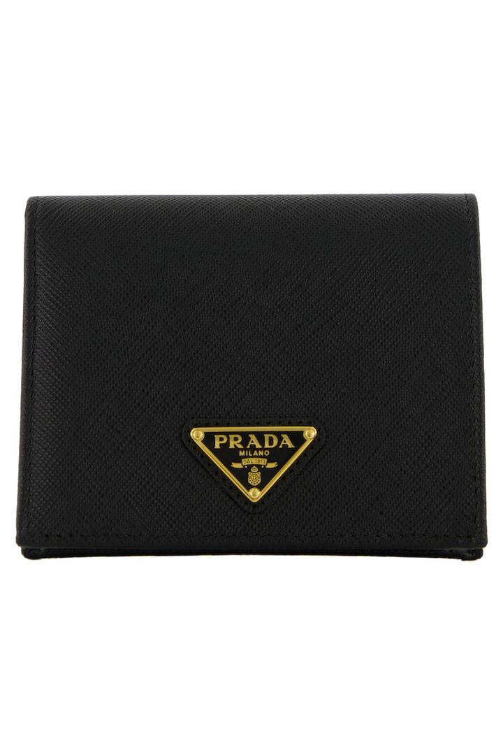 Prada - Geldbörse Mit Dreieckslogo Und Mehreren Fächern - Accessories - Damen - Schwarzk - One Size - Bild 3