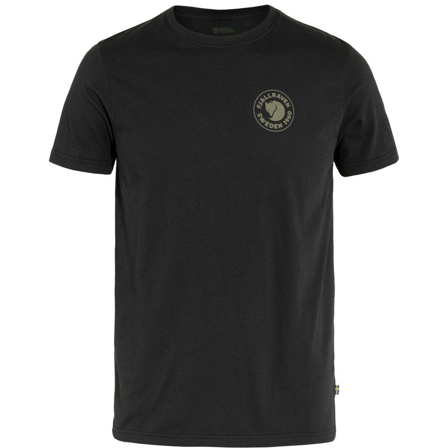 Fjällräven Herren Schwarz Funktionsshirt 1960 Logo T-Shirt, Gr. M