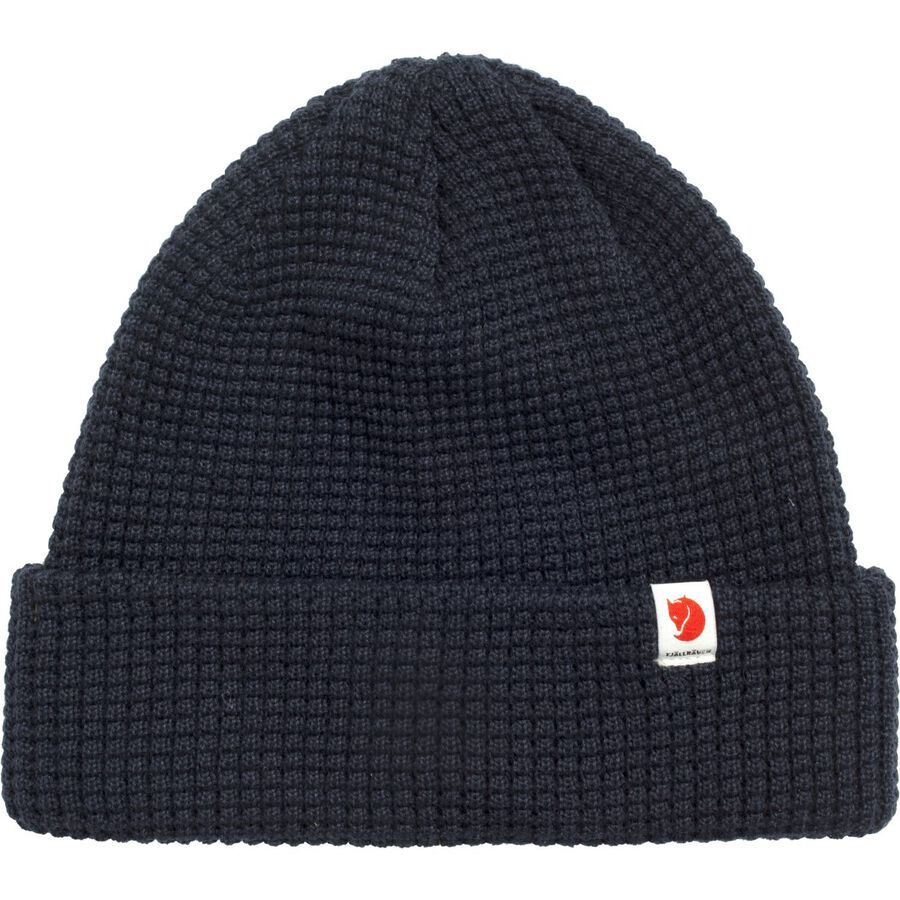 Joom Fjall Raven Herren Schwarz Knit Hat Fjallraven Tab Hat 84767 Dark Navy F (Fjällräven) - Bild 3