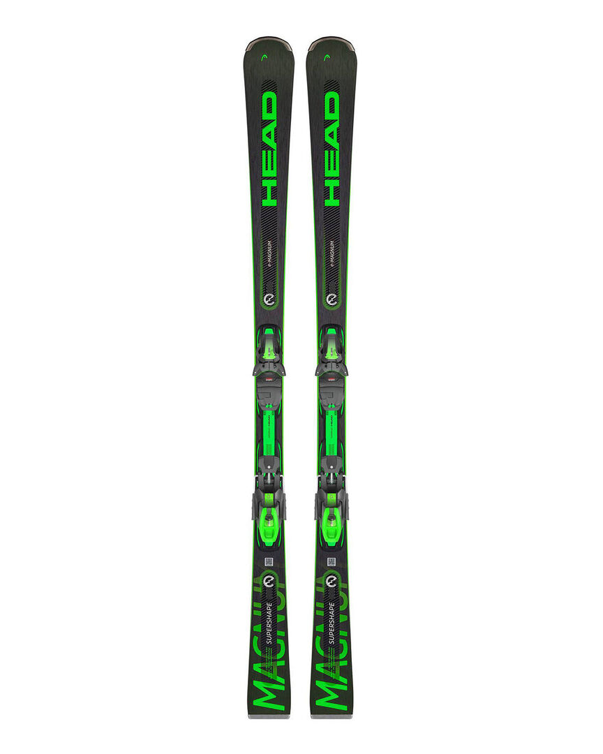 Head Unisex Grün/Schwarz Skier Supershape E-Magnum + Prd 12 Gw, Gr. 170