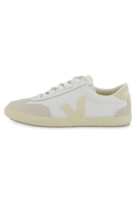 VEJA Damen Sneaker VOLLEY CANVAS WHITE PIERRE