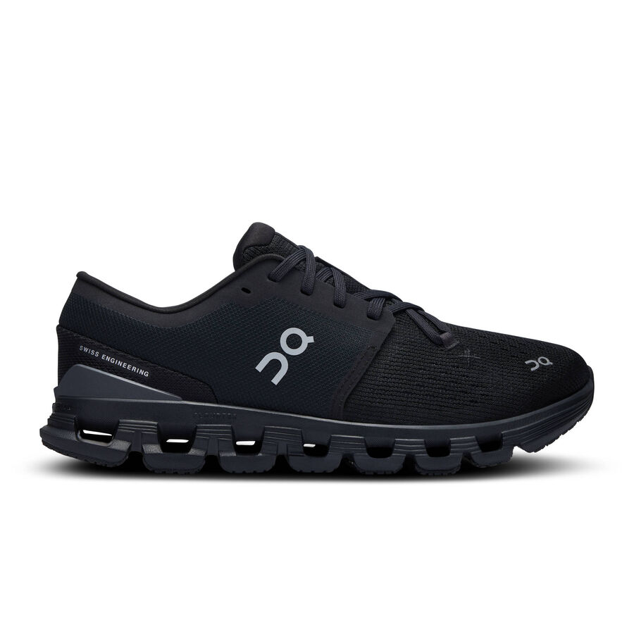 On Unisex Schwarz Damen Trainingsschuhe Cloud X 4, Gr. 38Eu