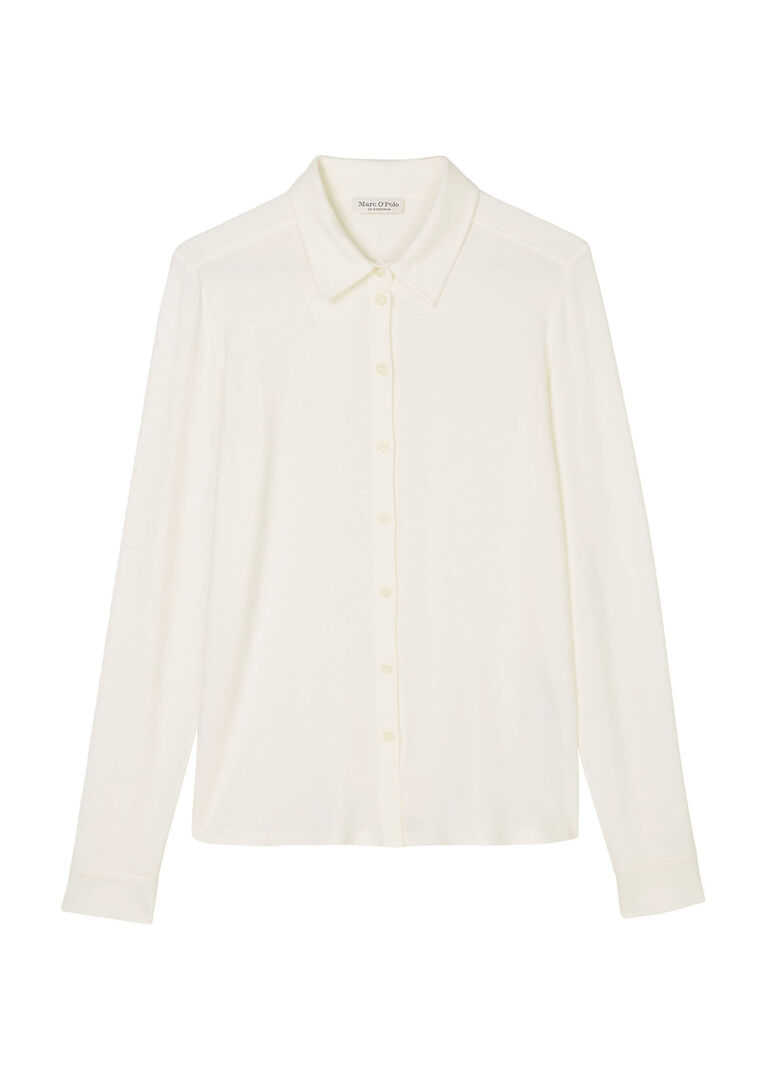 Marc O'polo Damen Offwhite Bluse Langarm, Gr. Xl