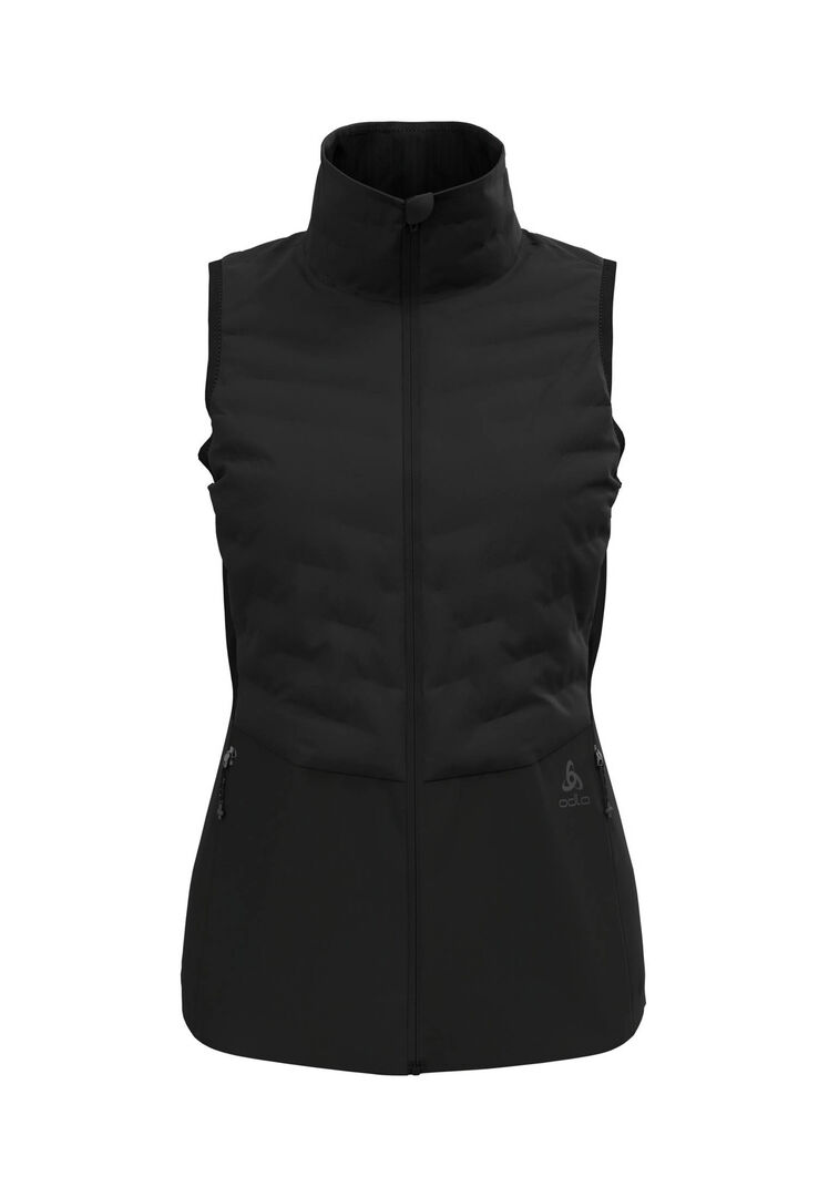 Odlo Damen Schwarz Laufweste Zeroweight Insulator Vest, Gr. Xl