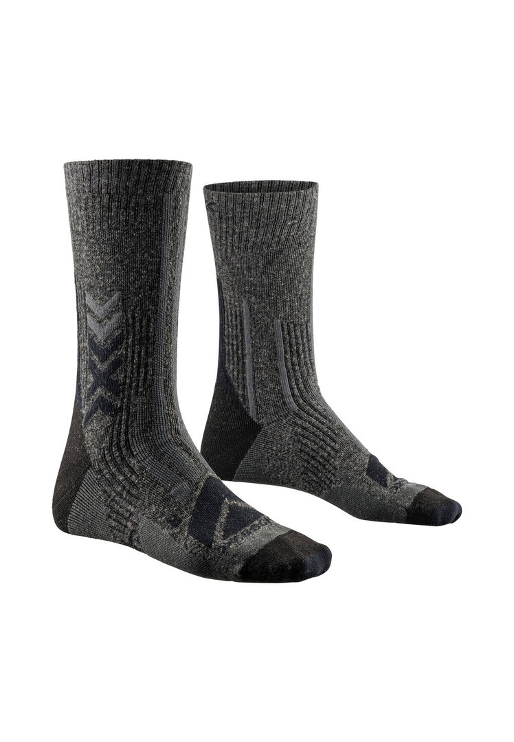 X-Socks Unisex Schwarz Wandersocken Mit Wolle X-Socks® Hike Perform Merino Crew, Gr. 45/47