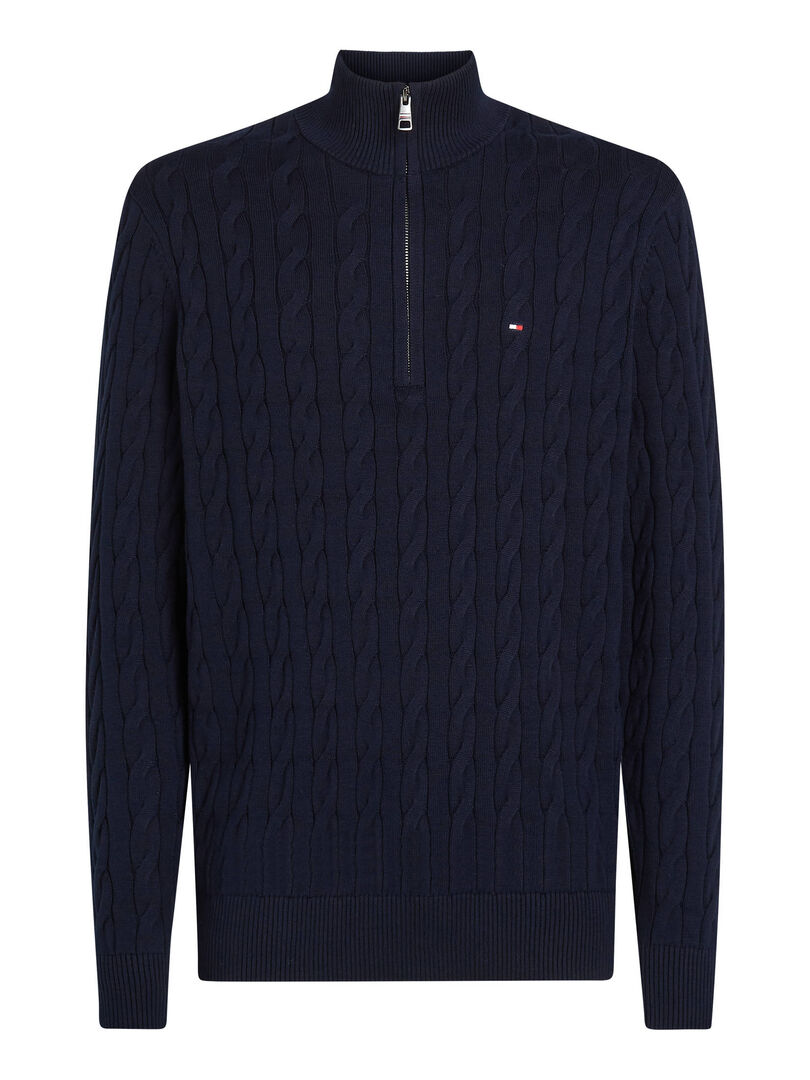 Tommy Hilfiger - Herren - Troyer - S - Marine - Bild 4