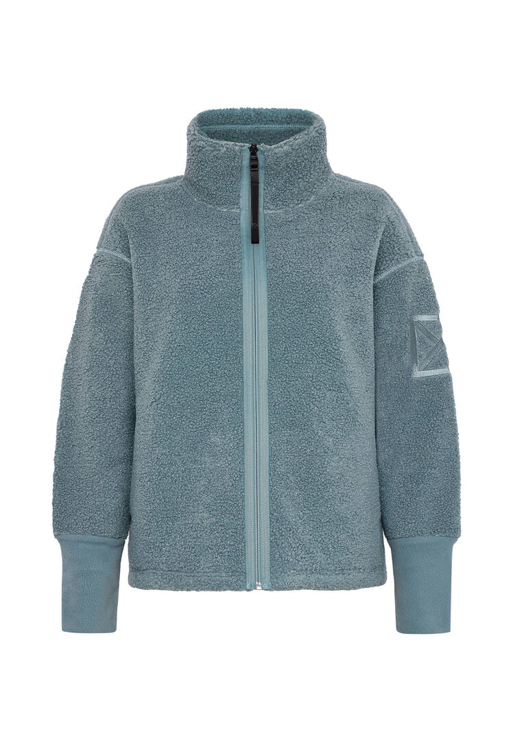 Didriksons, Damen, Outdoorjacken, Women's Mella Full-Zip 3 (44, 46), Türkis, Blau - Bild 4