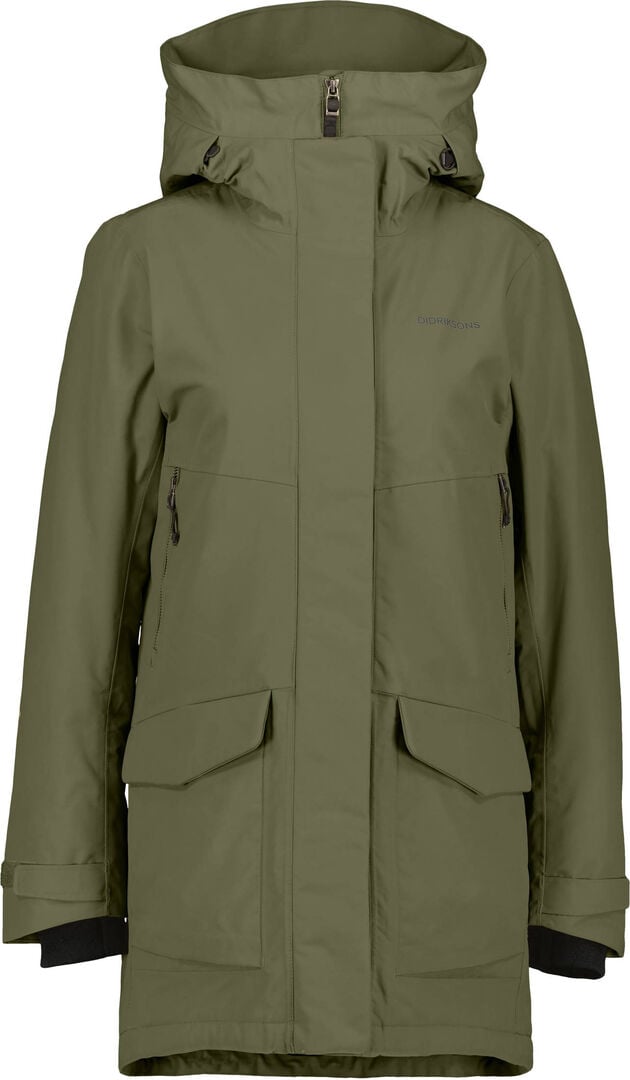 Didriksons Damen Olive Parka, Gr. 42