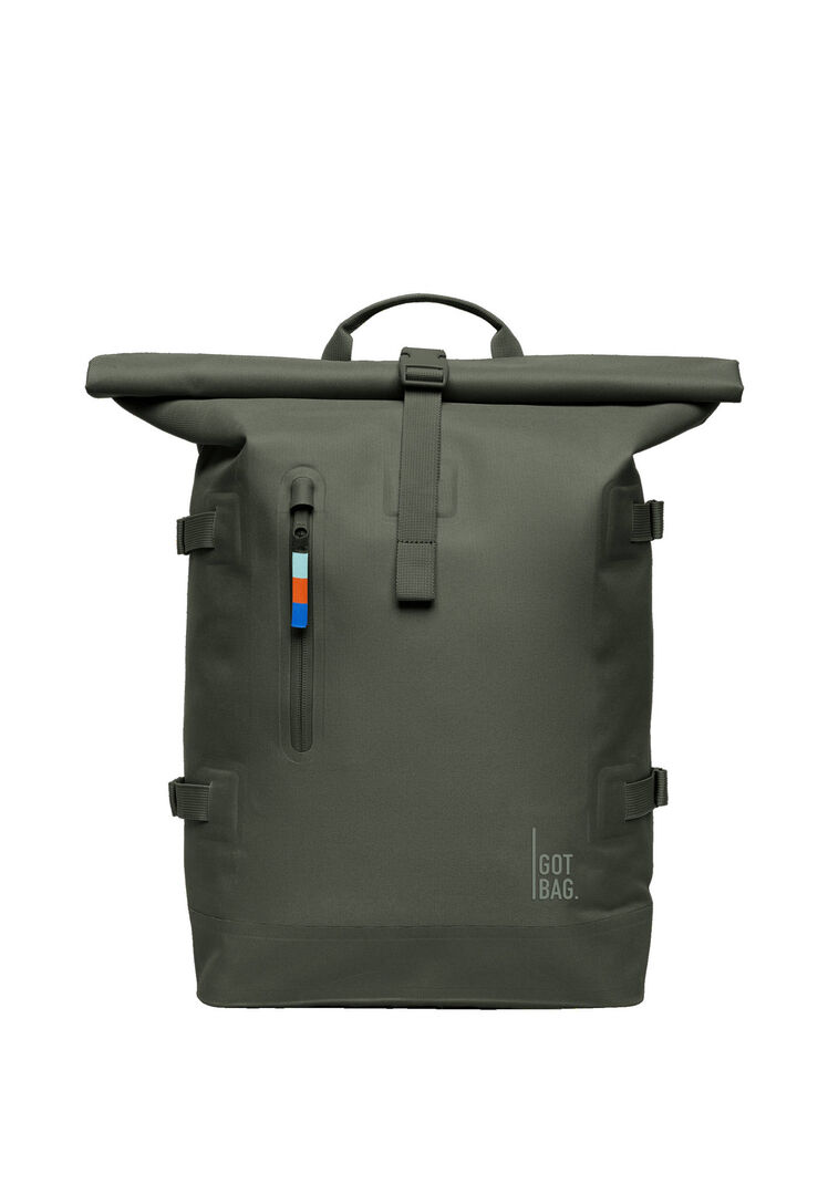 Gotbag Unisex Dunkelgrün Rucksack Rolltop 2.0, Gr. 31
