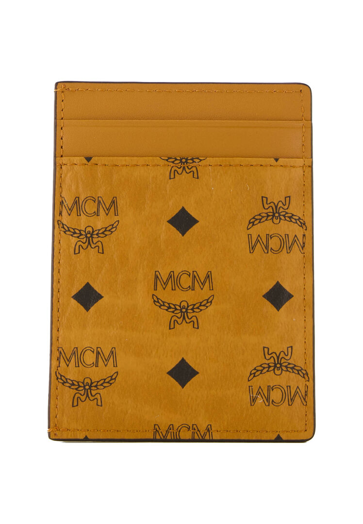 Mcm Unisex Cognac Kartenetui Aren Visetos Card Case Mini, Einheitsgröße