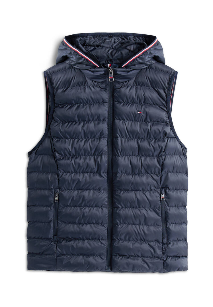 Tommy Hilfiger Damen Marine Daunenweste, Gr. Xs