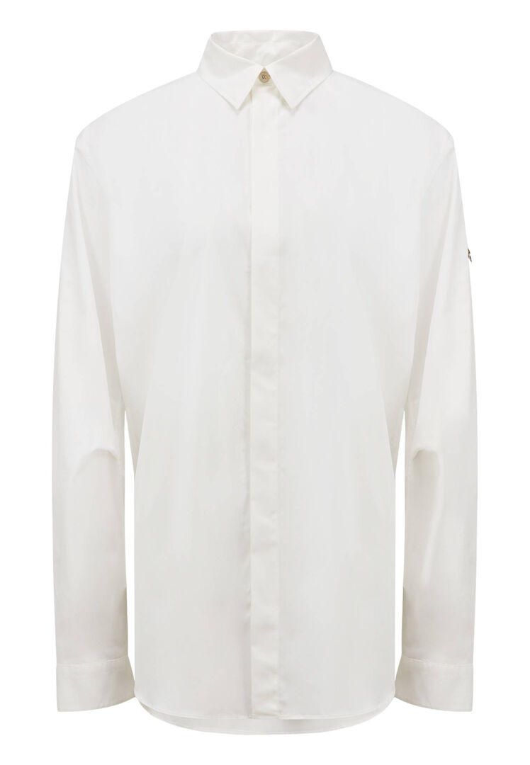Moncler Genius Damen Weiss Hemdbluse Moncler X Willow Smith, Gr. 36 - Bild 1