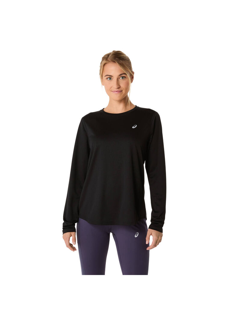 Asics Damen Schwarz T-Shirt Core Ls Top, Größe S In - Bild 3