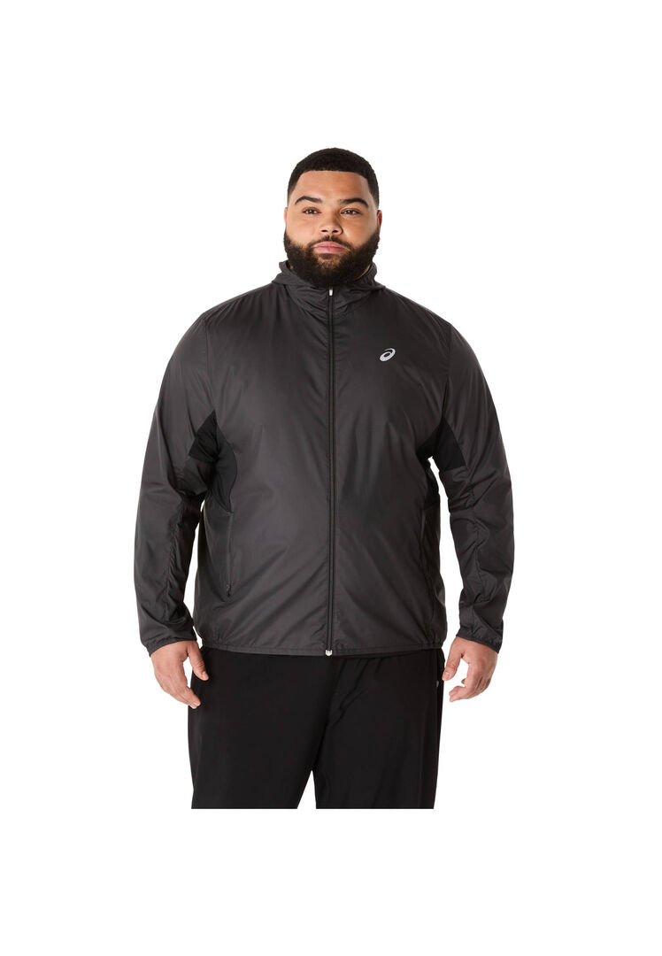 Asics Herren Schwarz Laufjacke Wasserabweisend Mit Kapuze Core, Gr. Xxl - Bild 1