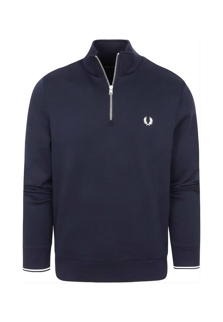Fred Perry Half Zip Pullover Navy Blau - Größe XXL - Bild 6