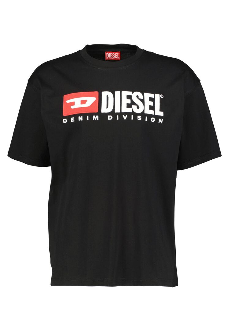 Diesel Herren Schwarz T-Shirt T-Boxt-Div Relaxed Fit, Gr. S