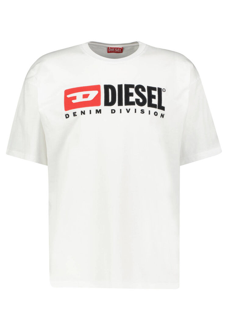 Diesel Herren Weiss T-Shirt T-Boxt-Div Relaxed Fit, Gr. Xl