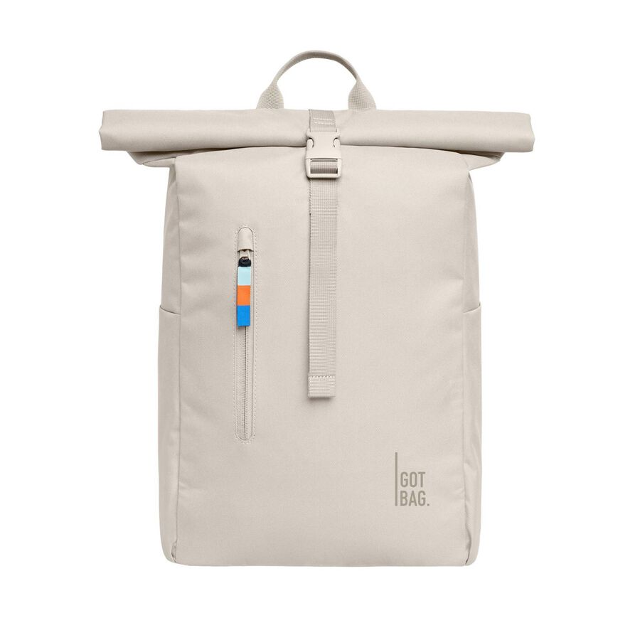 Gotbag Unisex Wollweiss Rucksack Rolltop Easy, Gr. 26