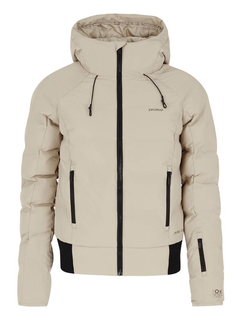 Joom Protest Beige Alysumi Ski Jacket Synthetic Insulation - Bild 4