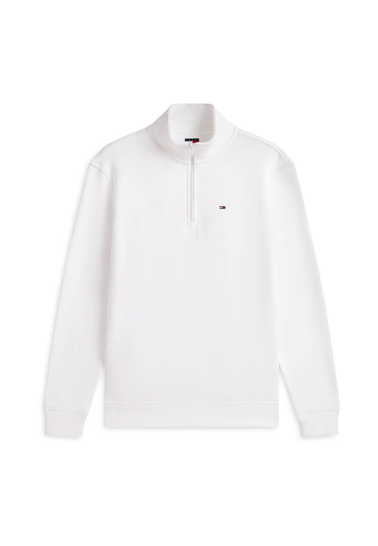 Tommy Jeans Herren Offwhite Sweatshirt Regular Fit, Gr. Xl