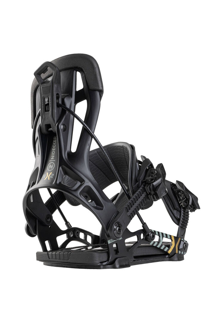 Nidecker Unisex Schwarz Snowboardbindung Nx2 Flow 2025, Gr. Xl