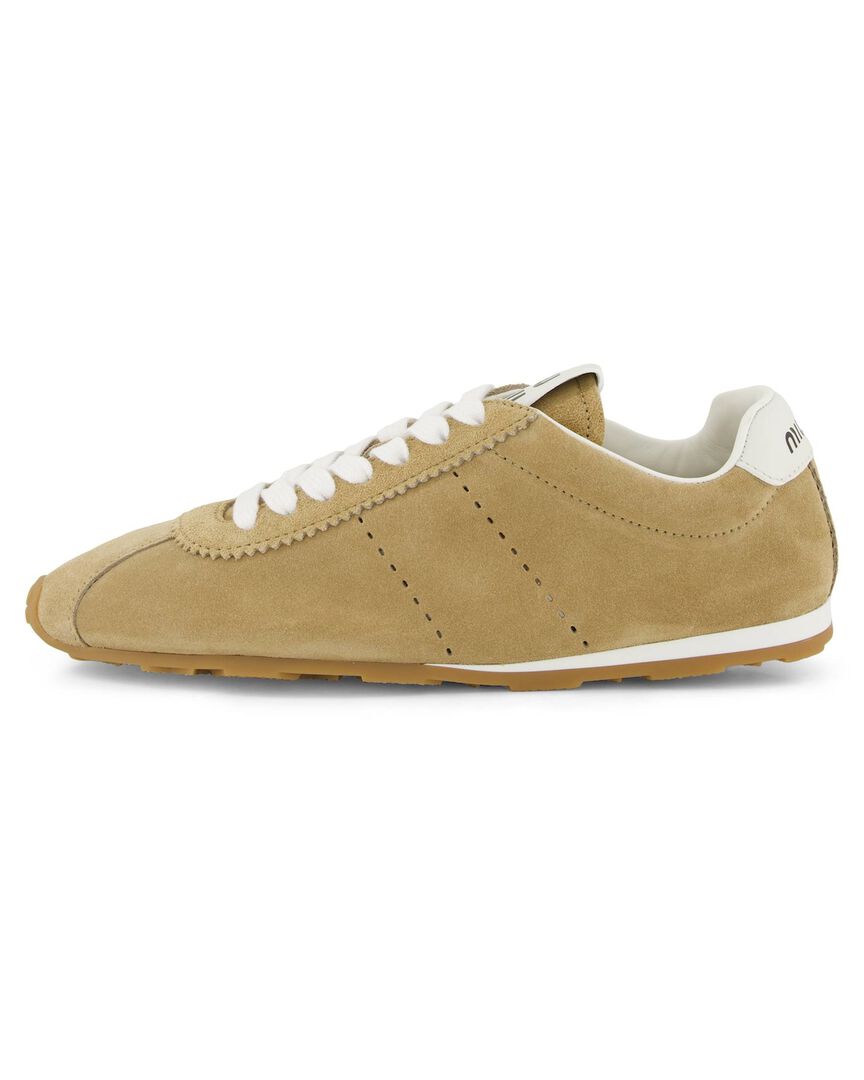 Miu Miu Damen Beige Sneaker Plume, Gr. 41Eu - Bild 1