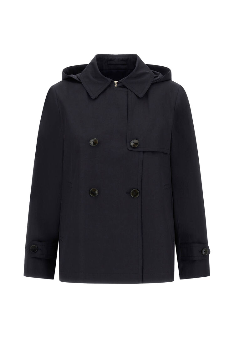 Herno - Wasserdichter Caban - Jackets - Damen - Blau - L - Bild 5