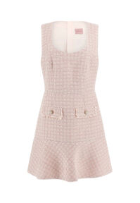 Damen Tweed-Kleid L