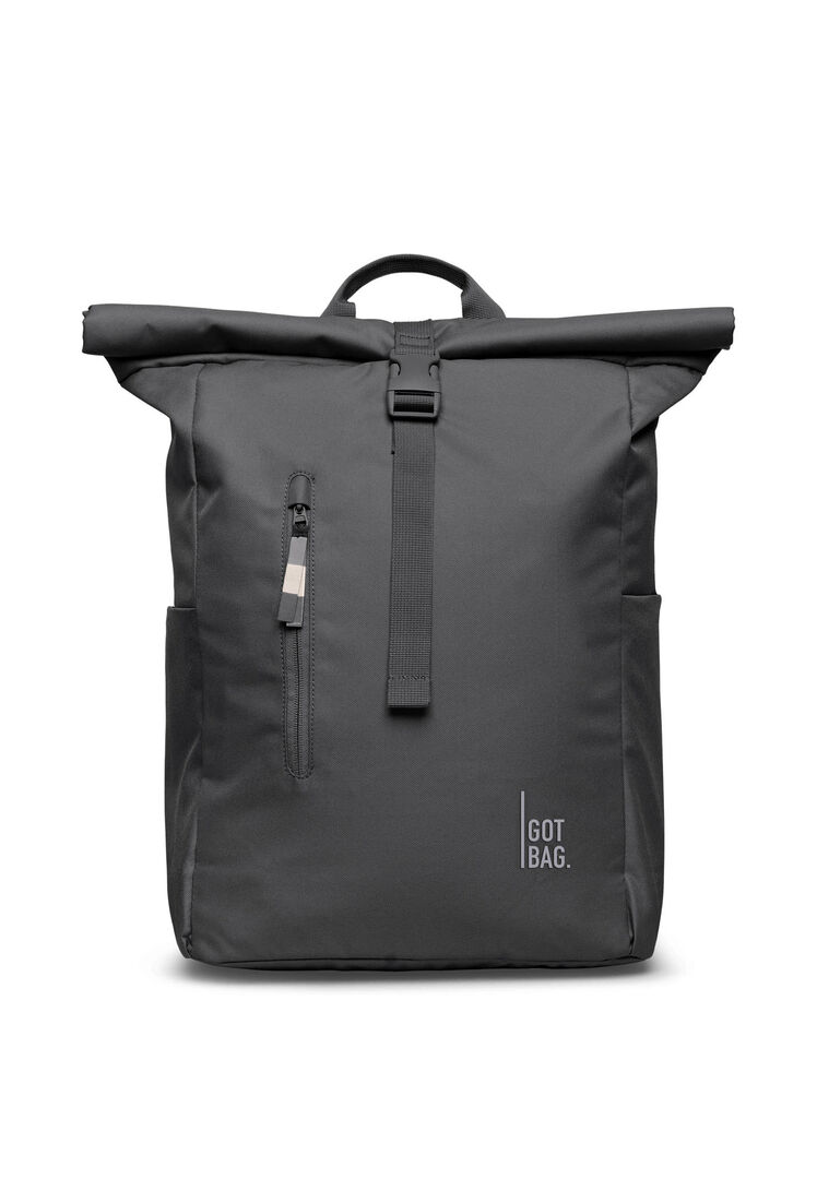 Gotbag Unisex Dunkelgrau Tagesrucksack Rolltop Easy, Gr. 26