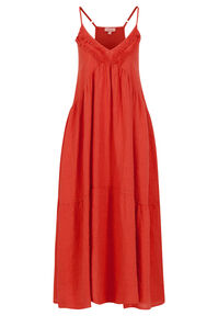 Damen Trägerkleid aus Leinen M