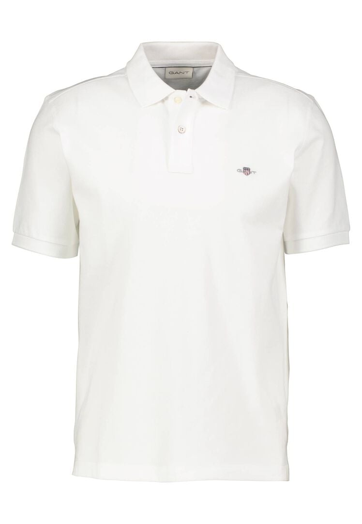 Gant Herren Weiss Poloshirt Aus Baumwolle, Gr. Xl