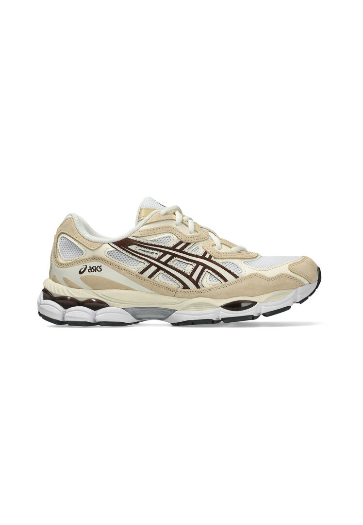 Asics Sportstyle Herren Weiss / Braun Sneaker Gel-Nyc, Gr. 42,5Eu