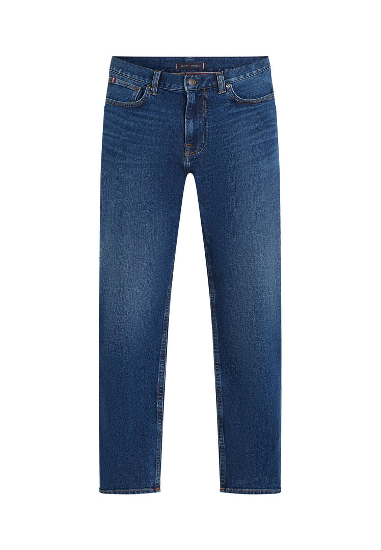 Tommy Hilfiger Herren Blau Jeans Harlem Relaxed Tapered, Gr. 32/32