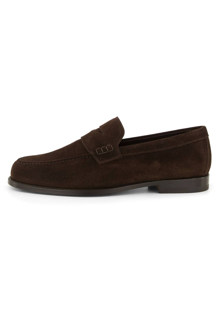 Doucal’s Herren Penny-Loafer aus Veloursleder