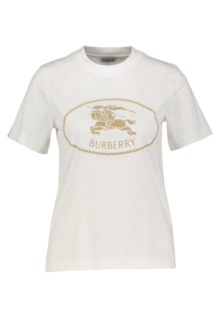 Burberry Damen Weiss T-Shirt Frankie, Gr. S - Bild 1