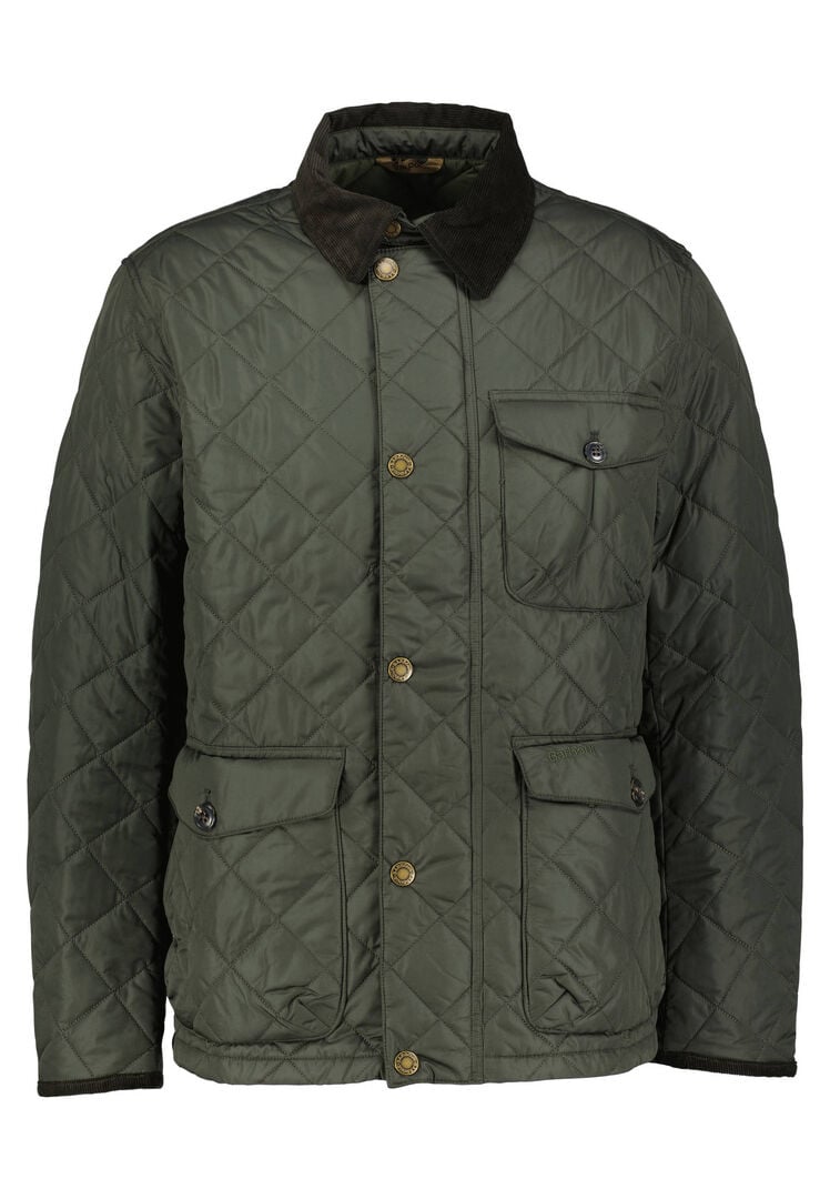 Barbour Herren Oliv Steppjacke Hornby, Gr. M