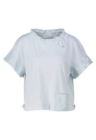 Damen T-Shirt mit Kordelzug und Tasche 40