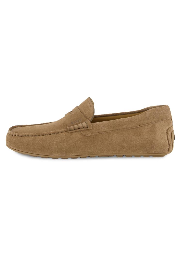 BOSS Herren Mokassins Veloursleder NOEL