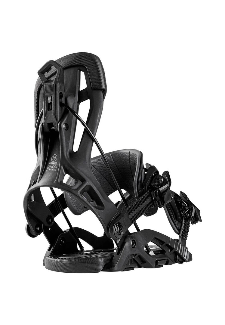 Nidecker Unisex Schwarz Snowboardbindung Flow Fuse, Gr. Xl