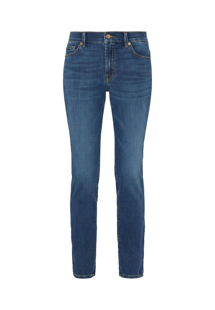 7 For All Mankind Roxanne Mid Rise Slim Leg Jeans - Bild 2
