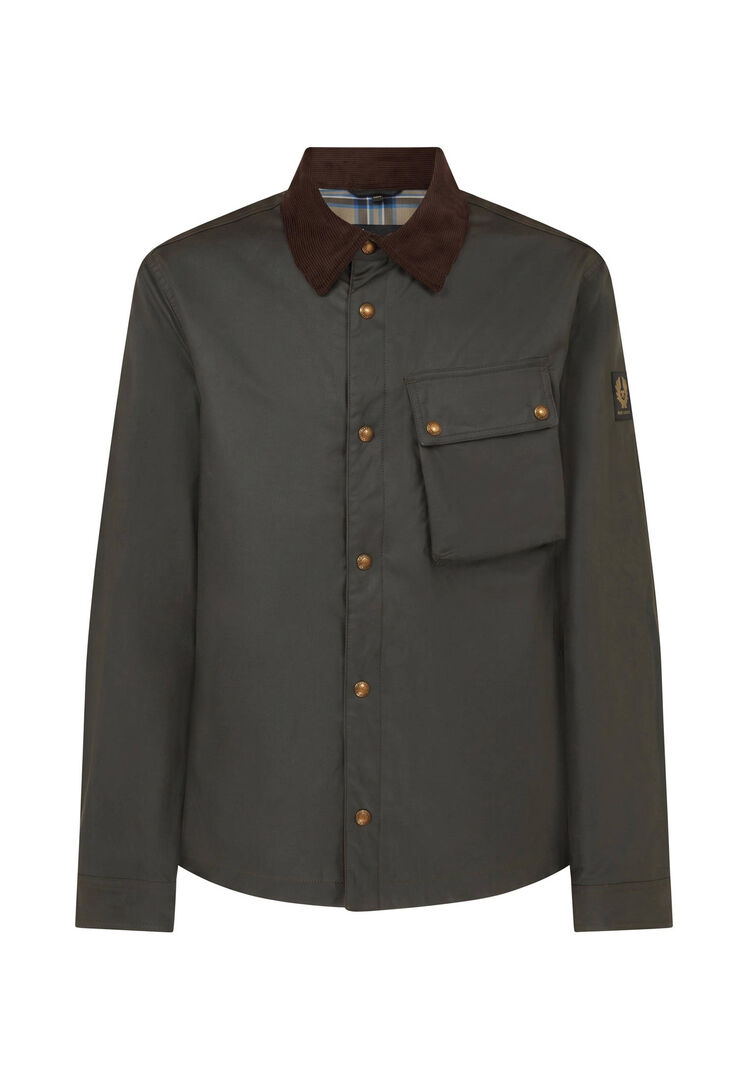 Belstaff Herren Oliv Wachsjacke Ground, Gr. M - Bild 1