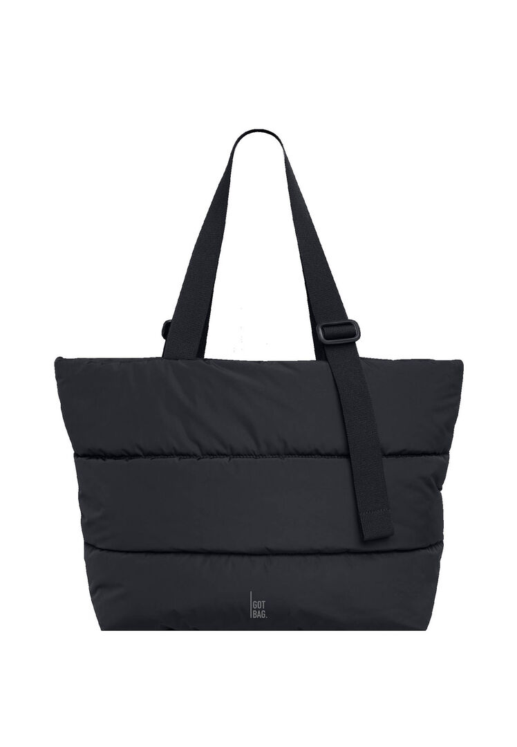 Gotbag Unisex Schwarz Reisetasche Puffer Tote Bag Monochrome Einheitsgröße