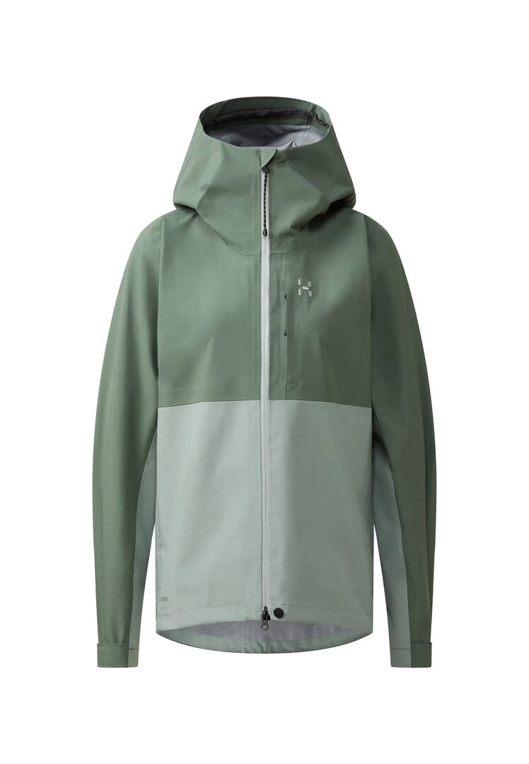 Haglöfs Damen Hellgrün Jacke Wasserdicht Front Proof Ii, Gr. L