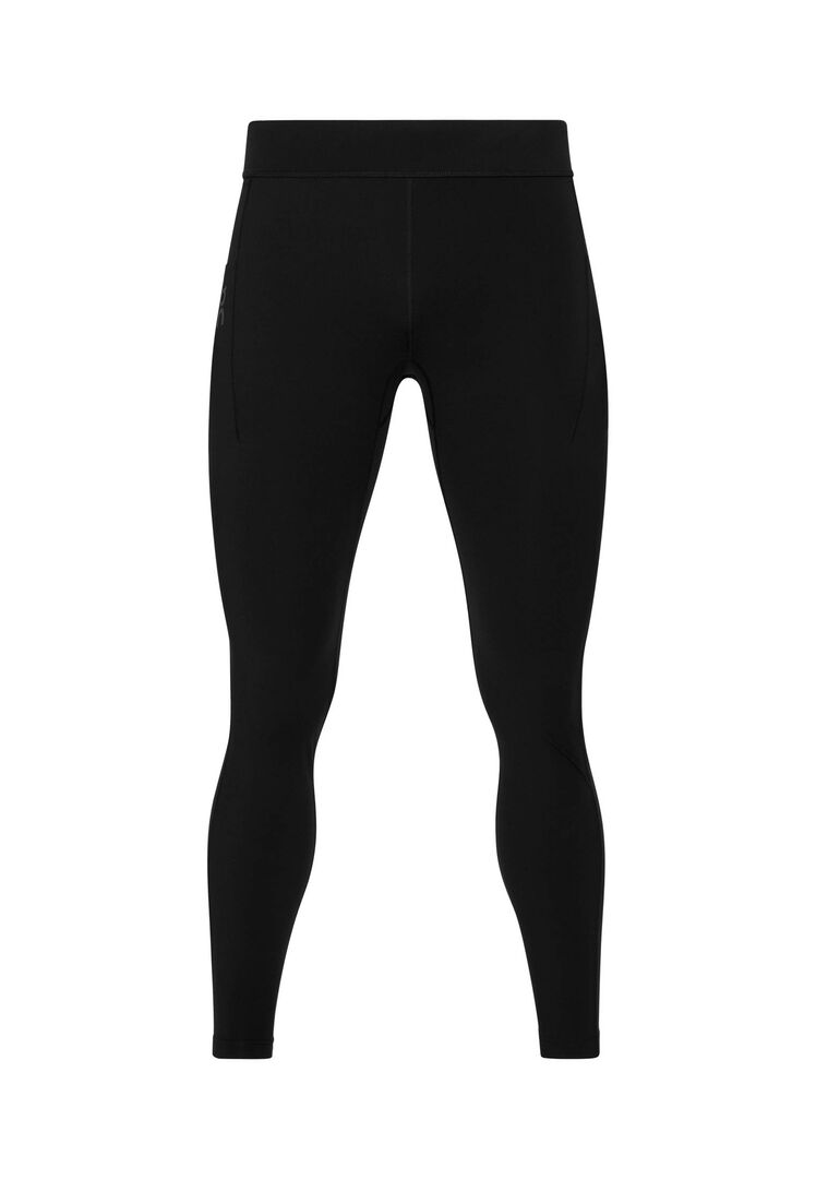 On Herren Schwarz Lauftights Performance Tights, Gr. L - Bild 1