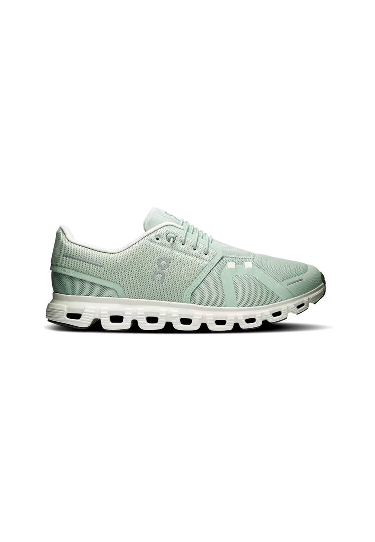 On Herren Hellgrün Laufschuhe Cloud 6, Gr. 42Eu